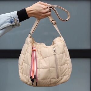 Rad Rev Cloud messenger bag in Cream (sold out online)